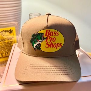 Camel Bass Pro Trucker Hat
